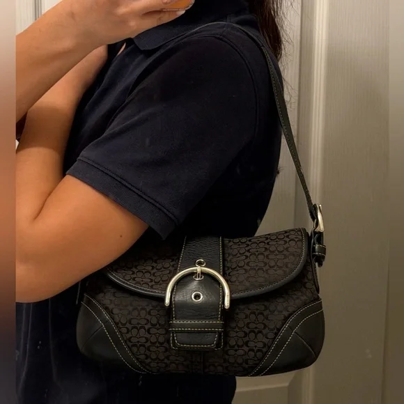 Coach Y2K Micro C Signature Monogram SoHo Shoulder Bag - Picture 9 of 13